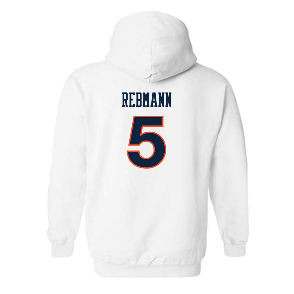 Auburn - NCAA Women's Soccer : Ellie Rebmann - Replica Shersey Hooded Sweatshirt-1