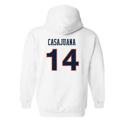 Auburn - NCAA Women's Soccer : Clara Casajuana - Replica Shersey Hooded Sweatshirt-1