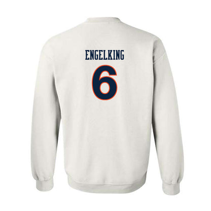Auburn - NCAA Women's Soccer : Holly Engelking - Replica Shersey Crewneck Sweatshirt-1