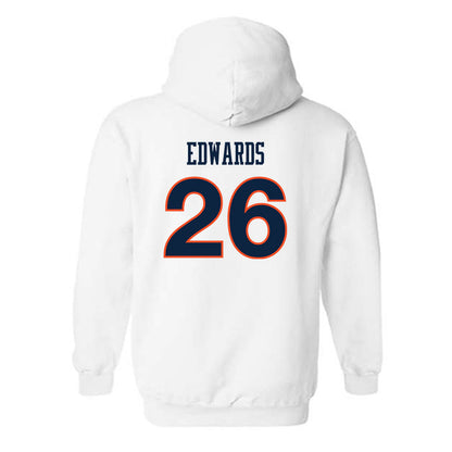Auburn - NCAA Women's Soccer : Emily Edwards - Replica Shersey Hooded Sweatshirt-1