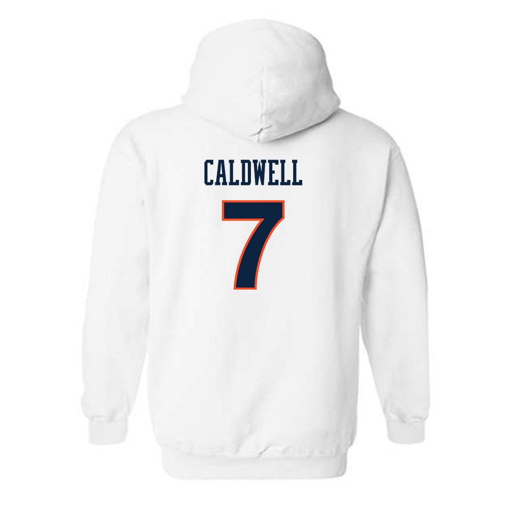 Auburn - NCAA Women's Soccer : Ava Caldwell - Replica Shersey Hooded Sweatshirt-1