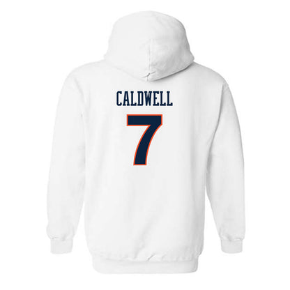 Auburn - NCAA Women's Soccer : Ava Caldwell - Replica Shersey Hooded Sweatshirt-1