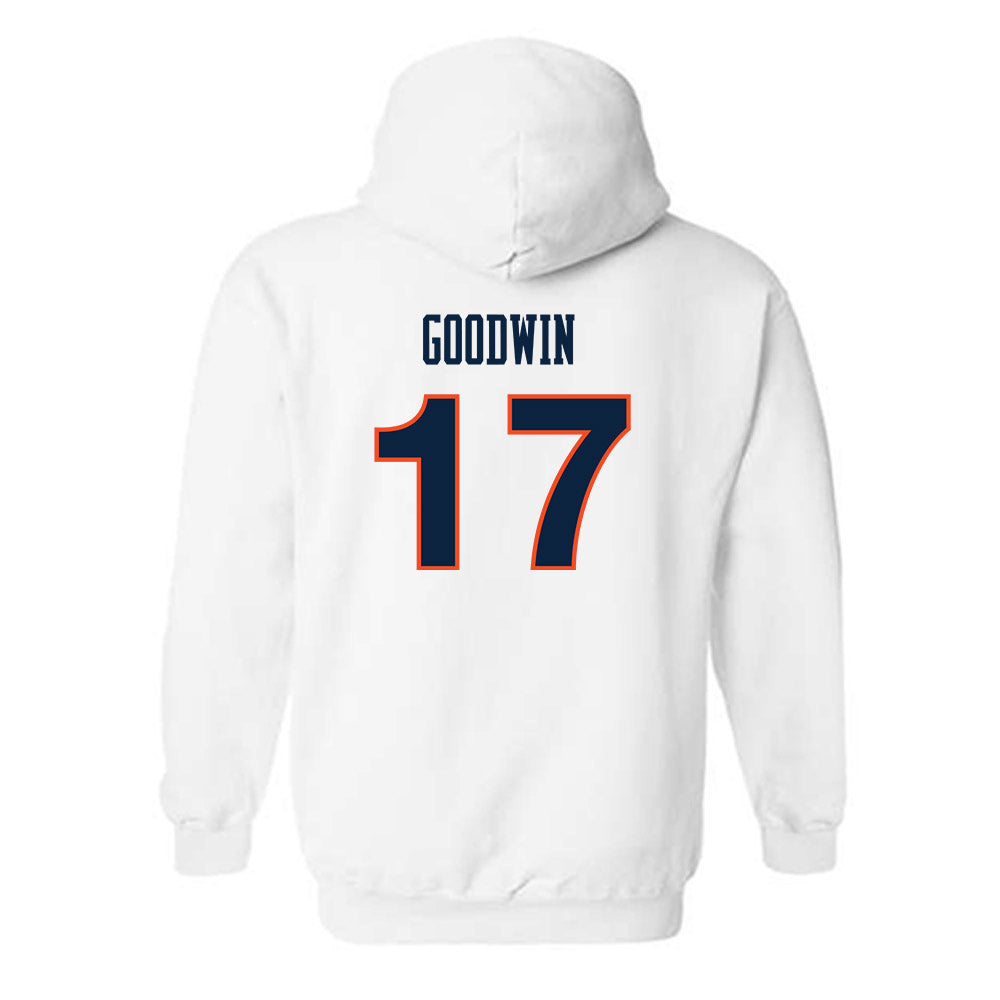 Auburn - NCAA Women's Soccer : Allison Goodwin - Replica Shersey Hooded Sweatshirt-1