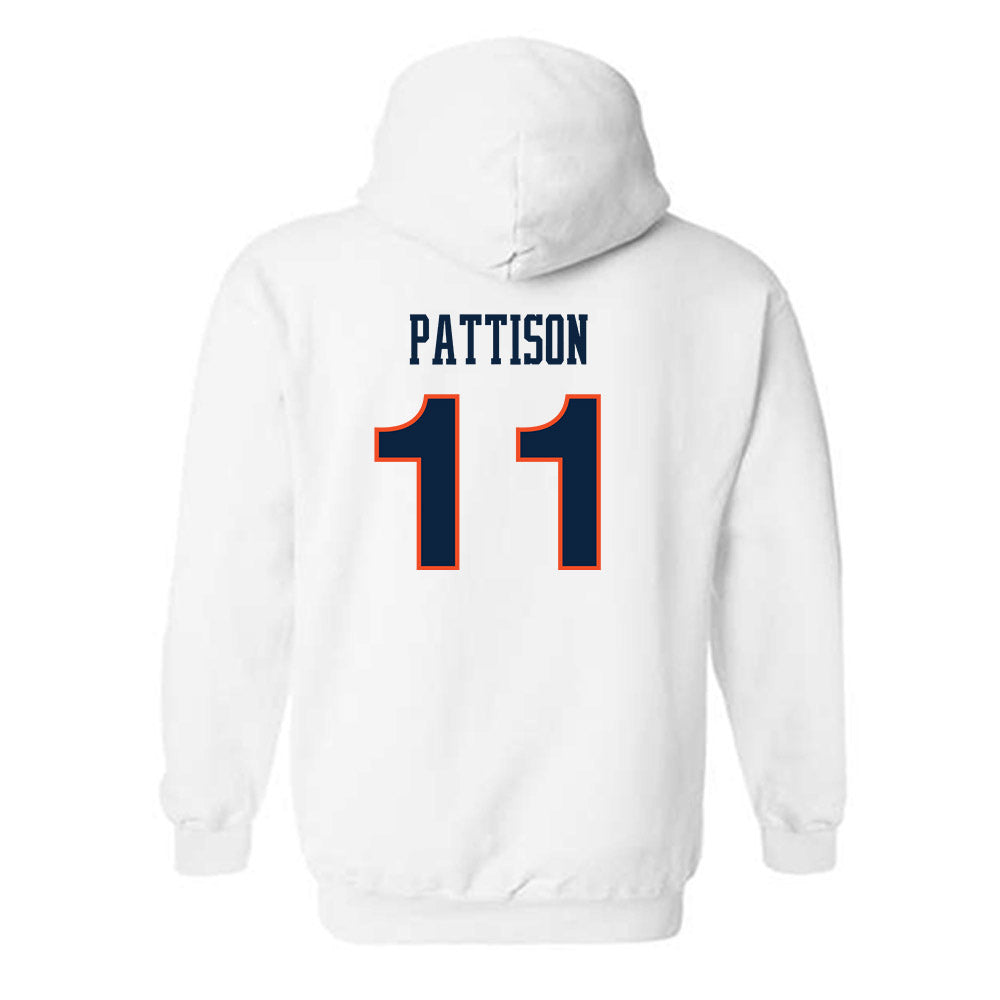 Auburn - NCAA Women's Soccer : Eva Pattison - Replica Shersey Hooded Sweatshirt-1