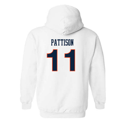 Auburn - NCAA Women's Soccer : Eva Pattison - Replica Shersey Hooded Sweatshirt-1