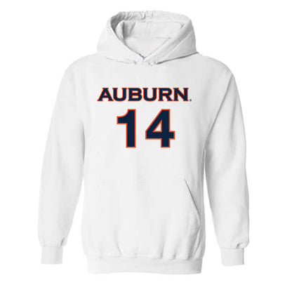 Auburn - NCAA Women's Soccer : Clara Casajuana - Replica Shersey Hooded Sweatshirt-0