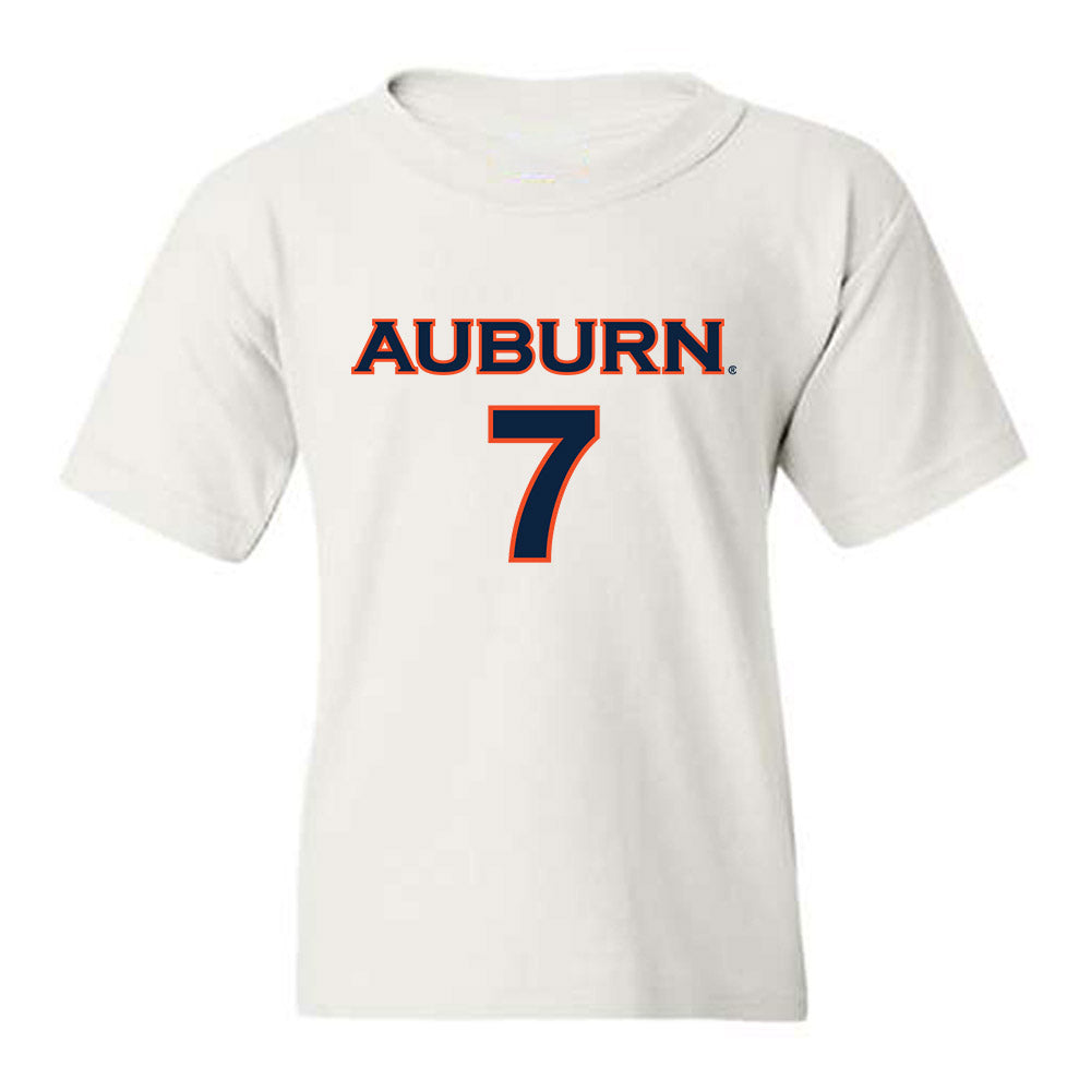 Auburn - NCAA Women's Soccer : Ava Caldwell - Replica Shersey Youth T-Shirt-0