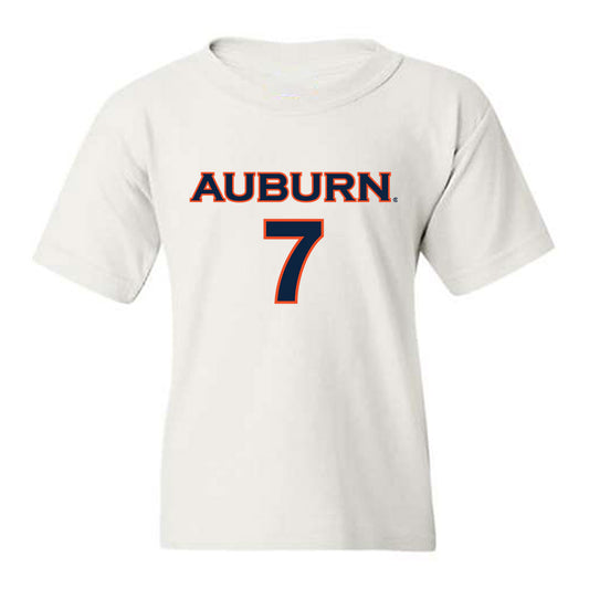 Auburn - NCAA Women's Soccer : Ava Caldwell - Replica Shersey Youth T-Shirt-0