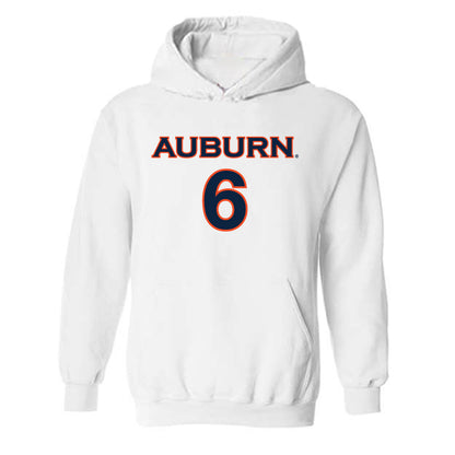 Auburn - NCAA Women's Soccer : Holly Engelking - Replica Shersey Hooded Sweatshirt-0