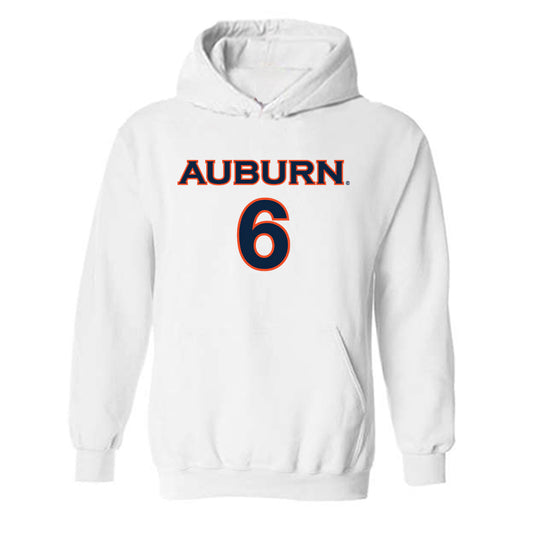 Auburn - NCAA Women's Soccer : Holly Engelking - Replica Shersey Hooded Sweatshirt-0