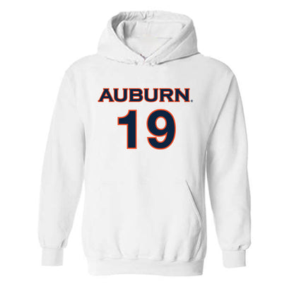 Auburn - NCAA Women's Soccer : Kennedy Husbands - Replica Shersey Hooded Sweatshirt-0