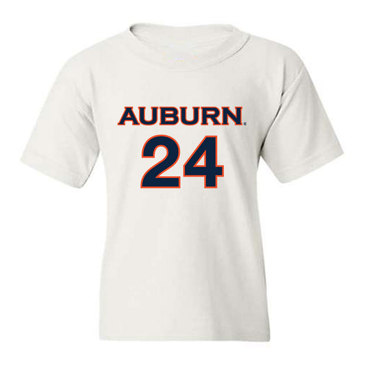 Auburn - NCAA Women's Soccer : Aurora Gaines - Replica Shersey Youth T-Shirt-0