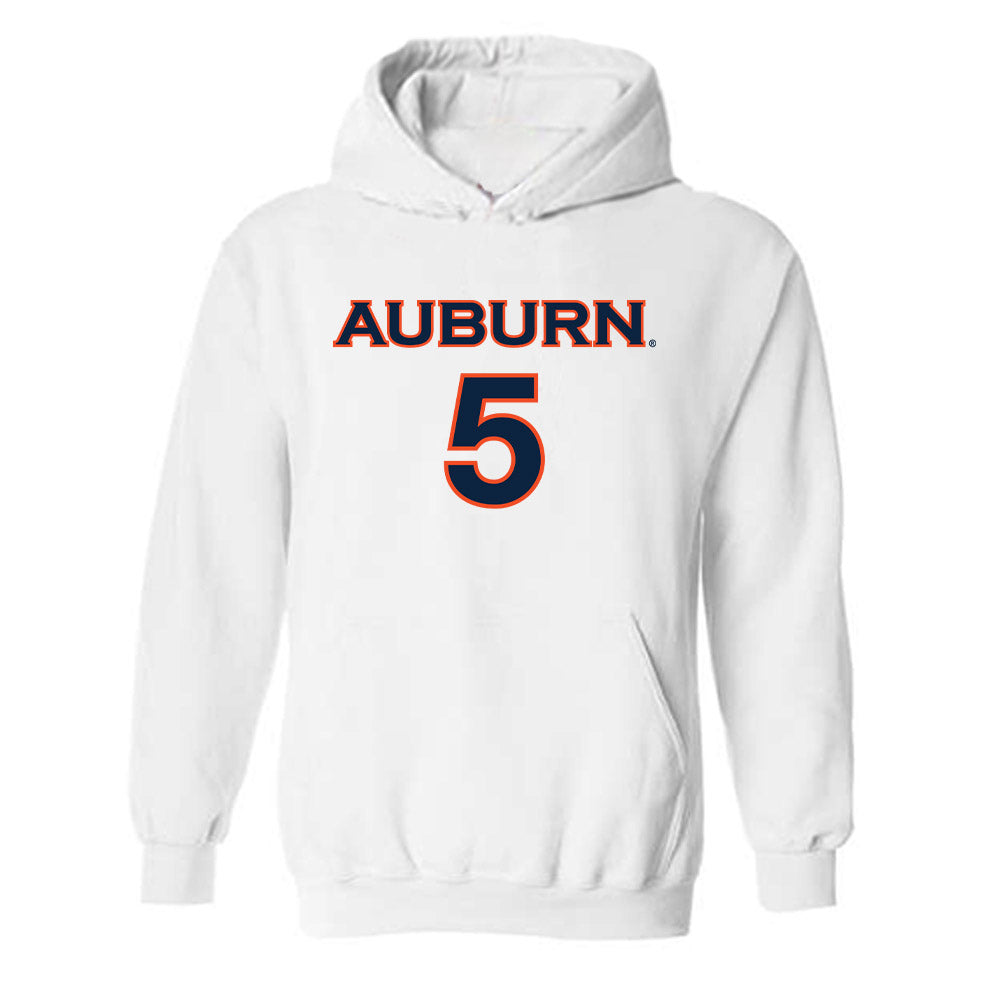 Auburn - NCAA Women's Soccer : Ellie Rebmann - Replica Shersey Hooded Sweatshirt-0