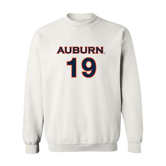 Auburn - NCAA Women's Soccer : Kennedy Husbands - Replica Shersey Crewneck Sweatshirt-0