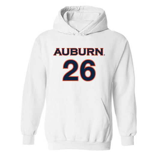 Auburn - NCAA Women's Soccer : Emily Edwards - Replica Shersey Hooded Sweatshirt-0