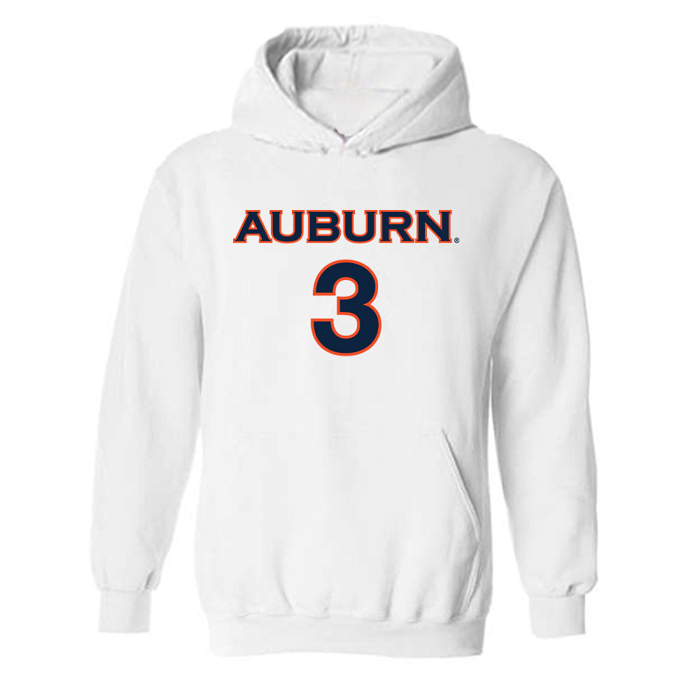 Auburn - NCAA Women's Soccer : Teigan Cunnane - Replica Shersey Hooded Sweatshirt-0