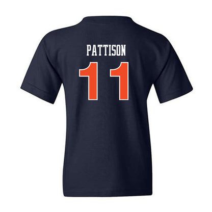 Auburn - NCAA Women's Soccer : Eva Pattison - Replica Shersey Youth T-Shirt-1