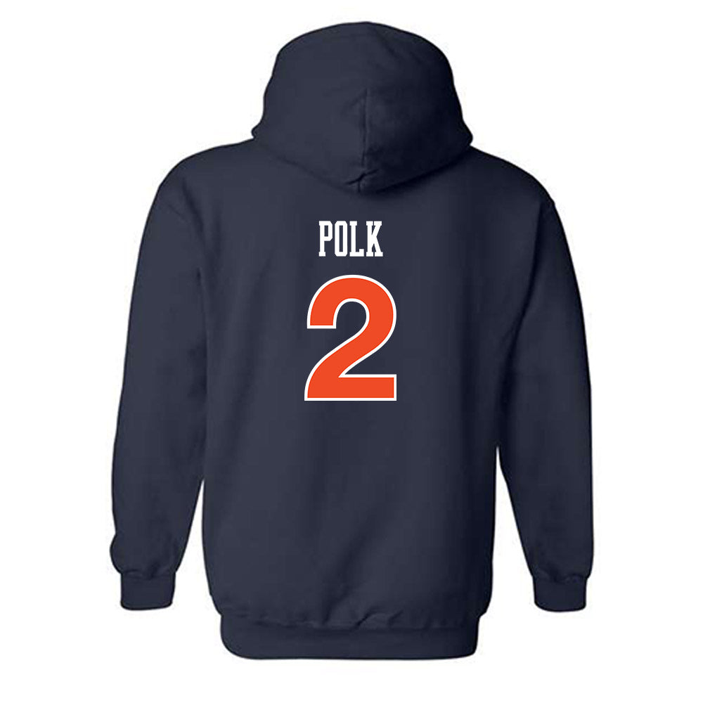 Auburn - NCAA Women's Soccer : Torrey Polk - Replica Shersey Hooded Sweatshirt-1