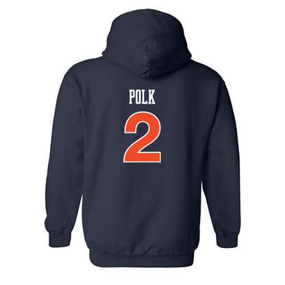 Auburn - NCAA Women's Soccer : Torrey Polk - Replica Shersey Hooded Sweatshirt-1
