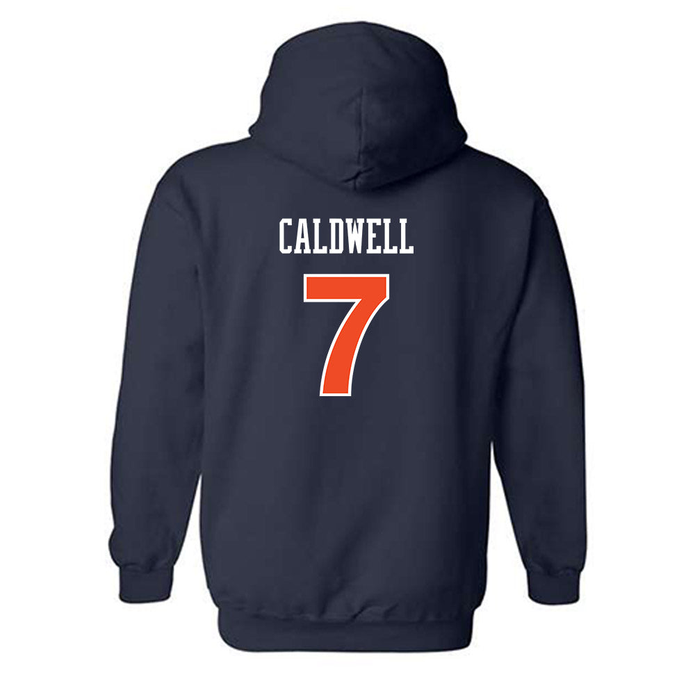 Auburn - NCAA Women's Soccer : Ava Caldwell - Replica Shersey Hooded Sweatshirt-1