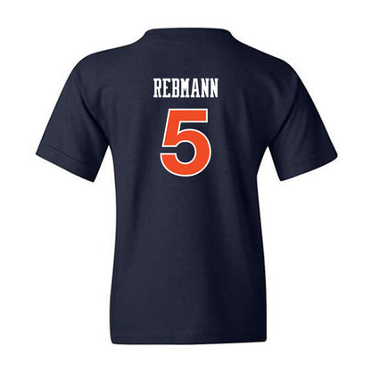 Auburn - NCAA Women's Soccer : Ellie Rebmann - Replica Shersey Youth T-Shirt-1