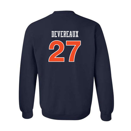 Auburn - NCAA Women's Soccer : Lileah Devereaux - Replica Shersey Crewneck Sweatshirt-1