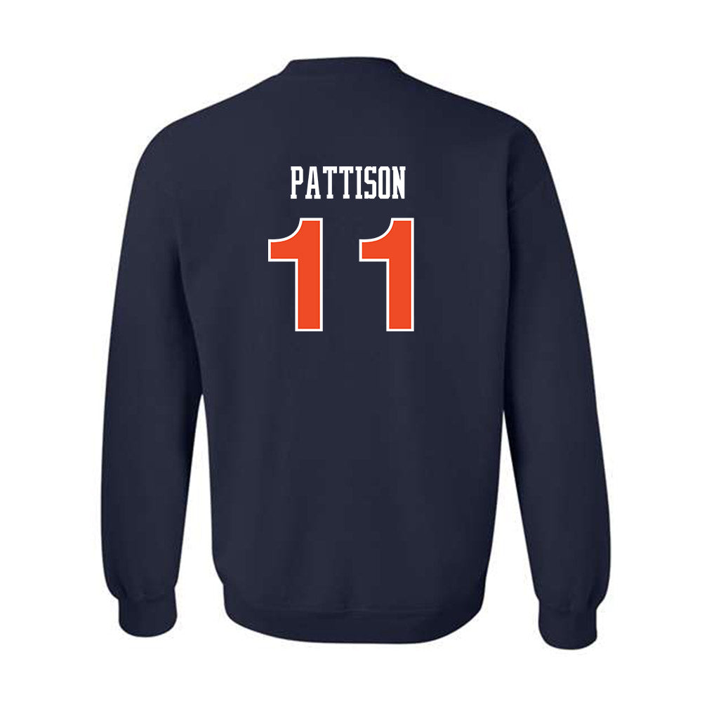 Auburn - NCAA Women's Soccer : Eva Pattison - Replica Shersey Crewneck Sweatshirt-1
