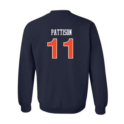 Auburn - NCAA Women's Soccer : Eva Pattison - Replica Shersey Crewneck Sweatshirt-1