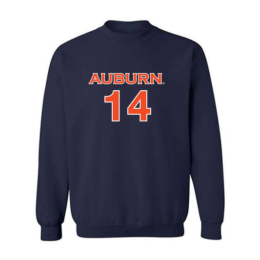Auburn - NCAA Women's Soccer : Clara Casajuana - Replica Shersey Crewneck Sweatshirt-0