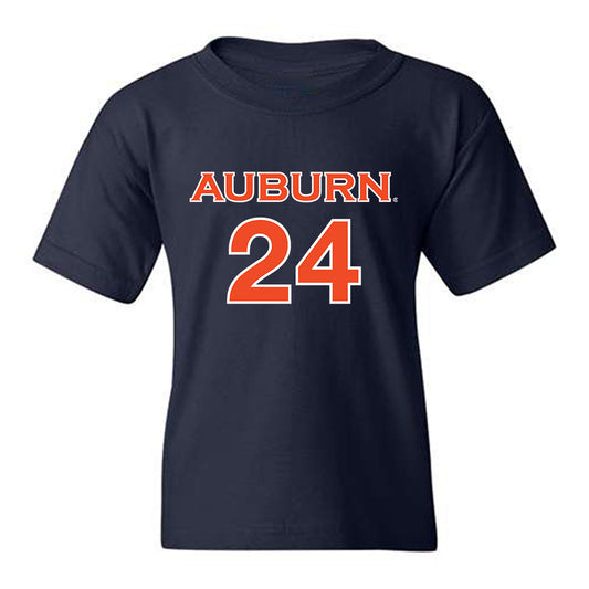 Auburn - NCAA Women's Soccer : Aurora Gaines - Replica Shersey Youth T-Shirt-0