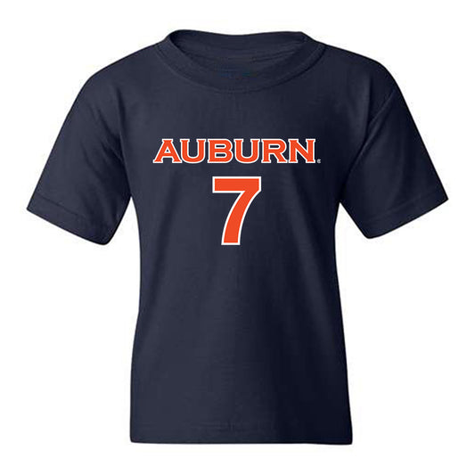 Auburn - NCAA Women's Soccer : Ava Caldwell - Replica Shersey Youth T-Shirt-0