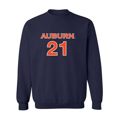 Auburn - NCAA Women's Soccer : Emma Musiek - Replica Shersey Crewneck Sweatshirt-0