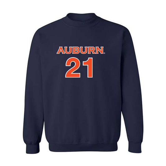 Auburn - NCAA Women's Soccer : Emma Musiek - Replica Shersey Crewneck Sweatshirt-0