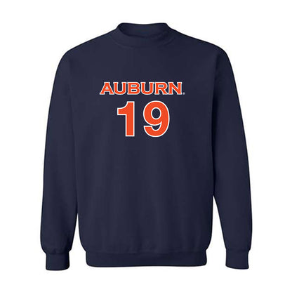 Auburn - NCAA Women's Soccer : Kennedy Husbands - Replica Shersey Crewneck Sweatshirt-0