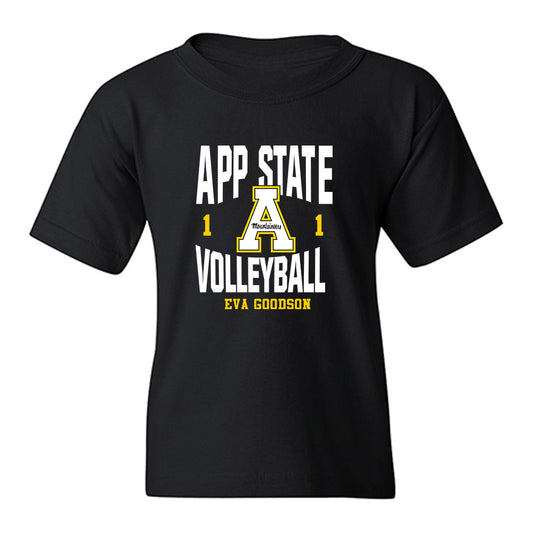 App State - NCAA Women's Volleyball : Eva Goodson - Fashion Shersey Youth T-Shirt-0
