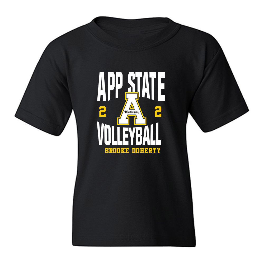 App State - NCAA Women's Volleyball : Brooke Doherty - Fashion Shersey Youth T-Shirt-0