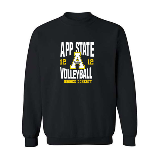 App State - NCAA Women's Volleyball : Brooke Doherty - Fashion Shersey Crewneck Sweatshirt-0