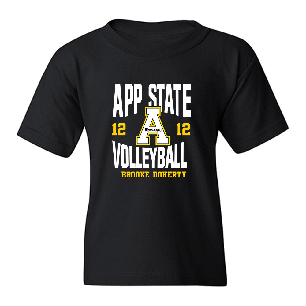 App State - NCAA Women's Volleyball : Brooke Doherty - Fashion Shersey Youth T-Shirt-0