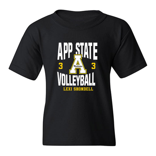 App State - NCAA Women's Volleyball : Lexi Shondell - Fashion Shersey Youth T-Shirt-0
