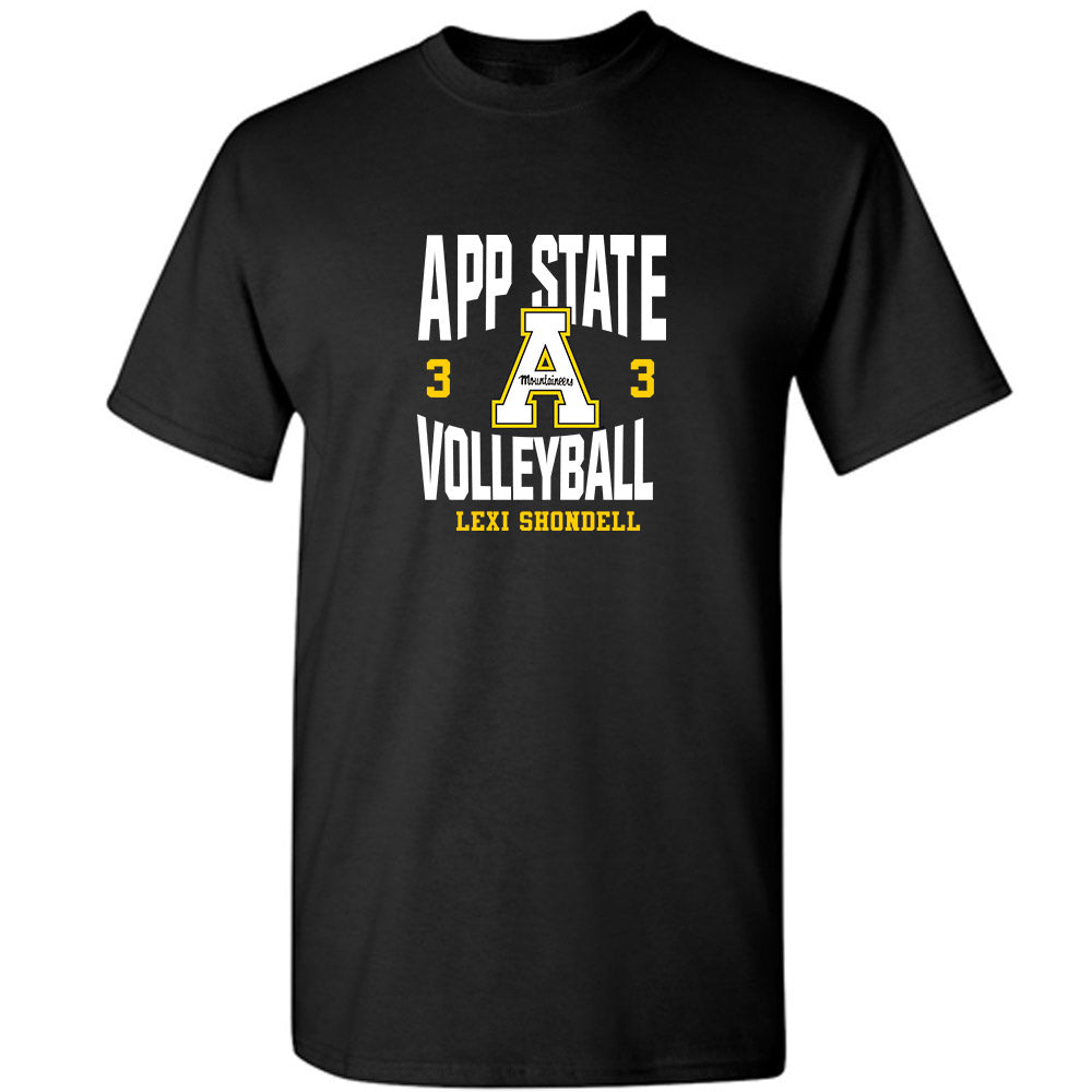 App State - NCAA Women's Volleyball : Lexi Shondell - Fashion Shersey T-Shirt-0