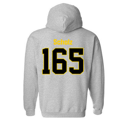 App State - NCAA Wrestling : Luke Scholz - Classic Shersey Hooded Sweatshirt-1