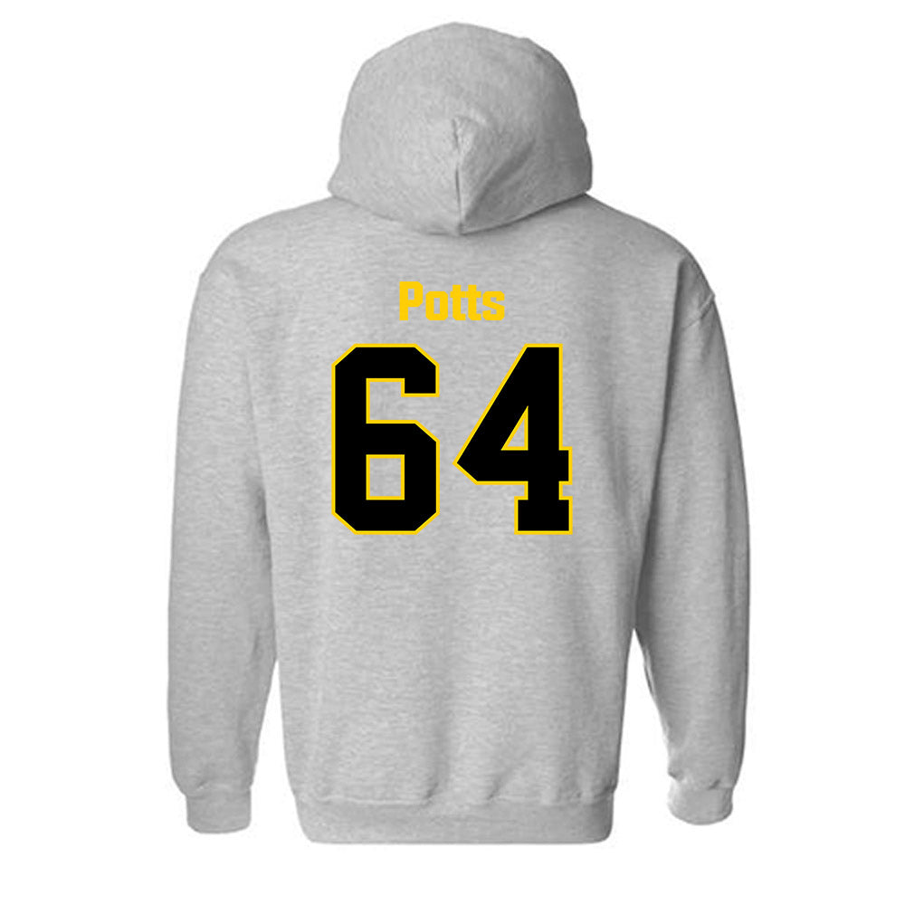 App State - NCAA Football : Jarvis Potts - Classic Shersey Hooded Sweatshirt-1