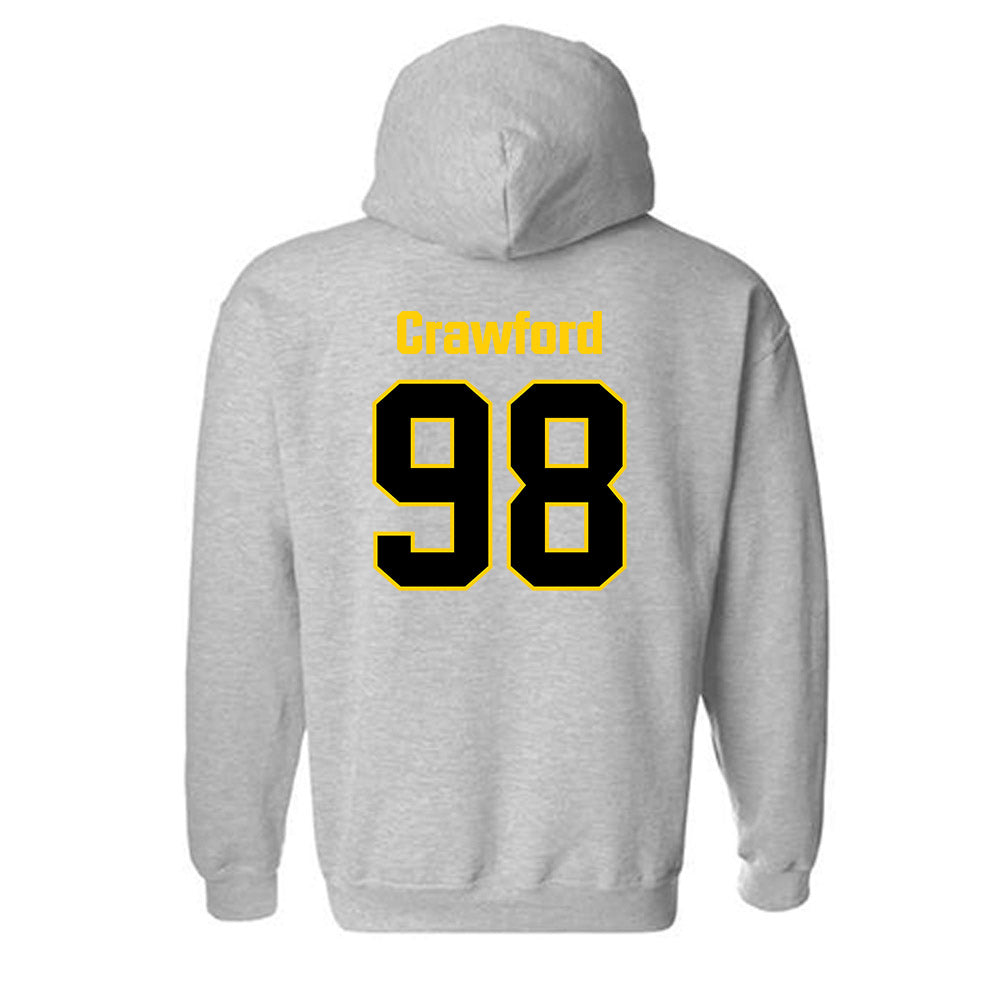 App State - NCAA Football : Kelvin Crawford - Classic Shersey Hooded Sweatshirt-1