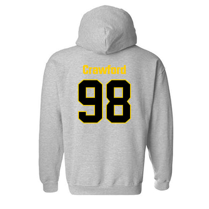App State - NCAA Football : Kelvin Crawford - Classic Shersey Hooded Sweatshirt-1