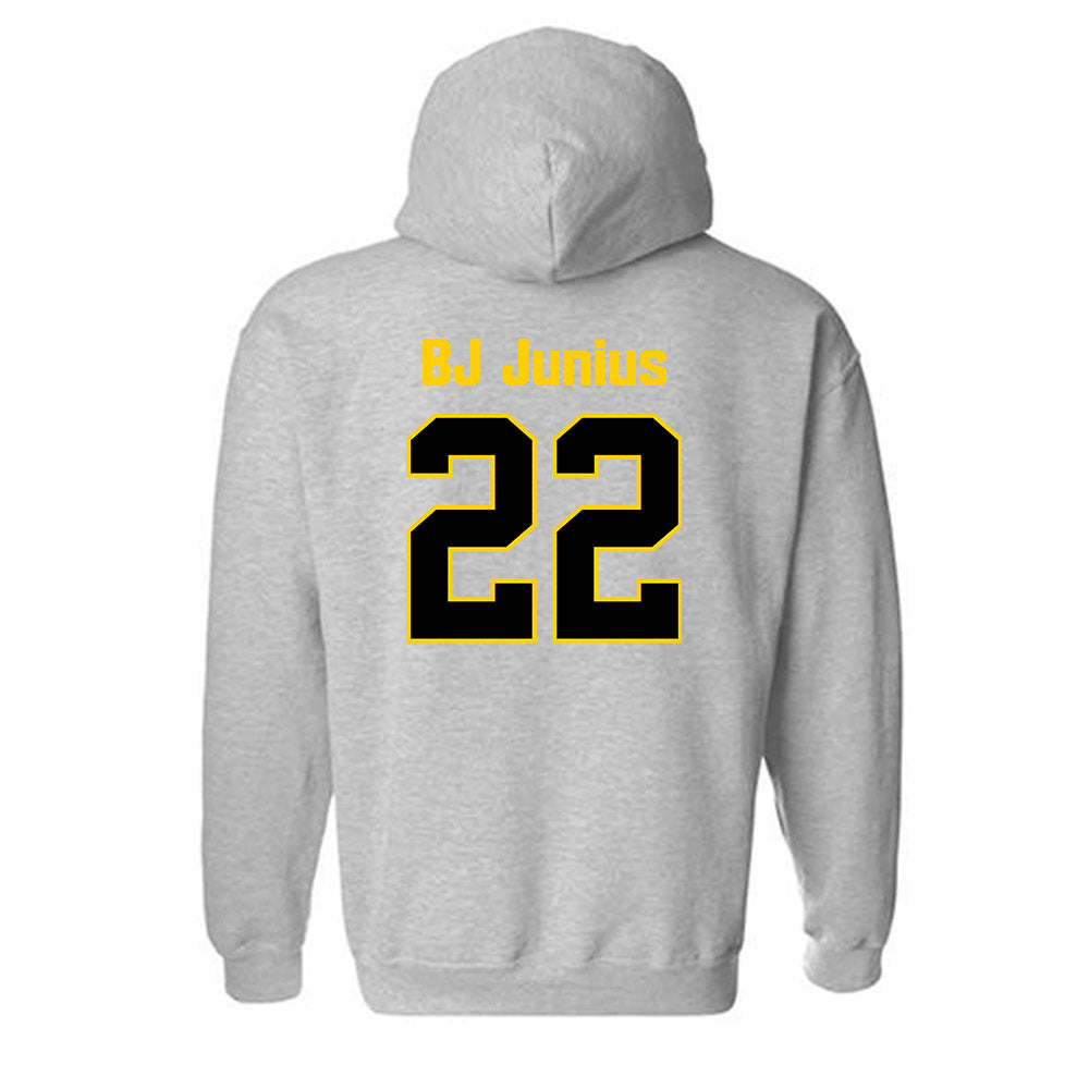 App State - NCAA Football : Bryant "BJ" Junius - Classic Shersey Hooded Sweatshirt-1