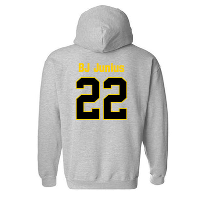 App State - NCAA Football : Bryant "BJ" Junius - Classic Shersey Hooded Sweatshirt-1