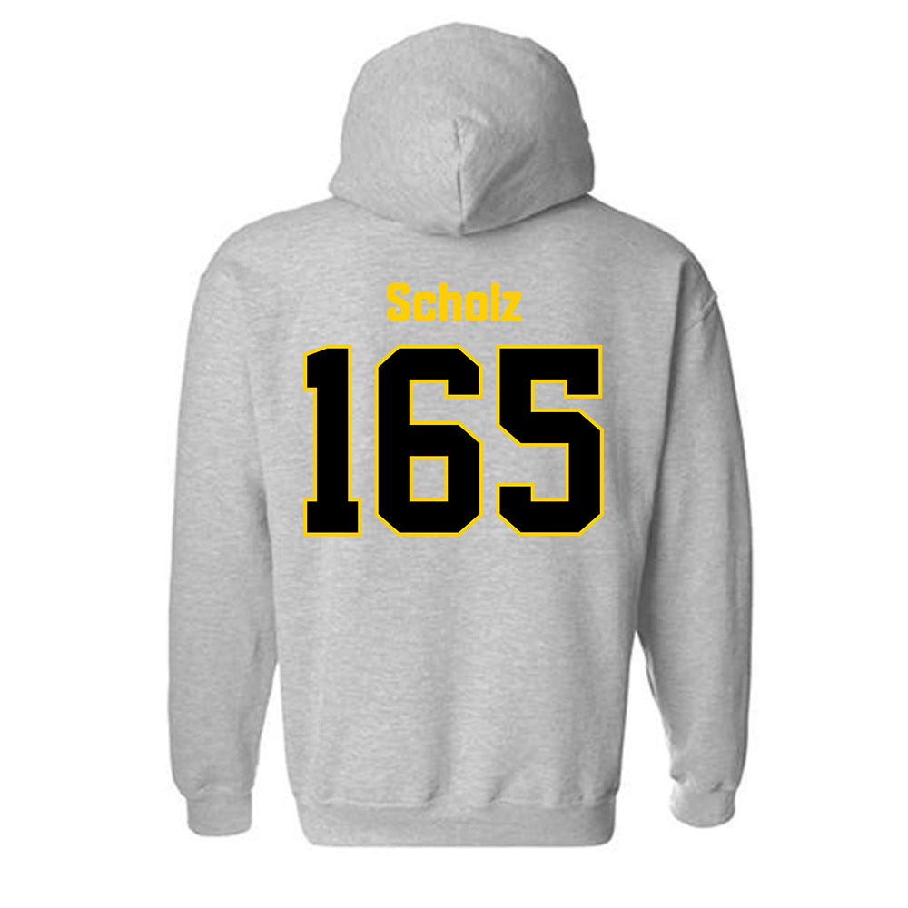 App State - NCAA Wrestling : Luke Scholz - Classic Shersey Hooded Sweatshirt-1