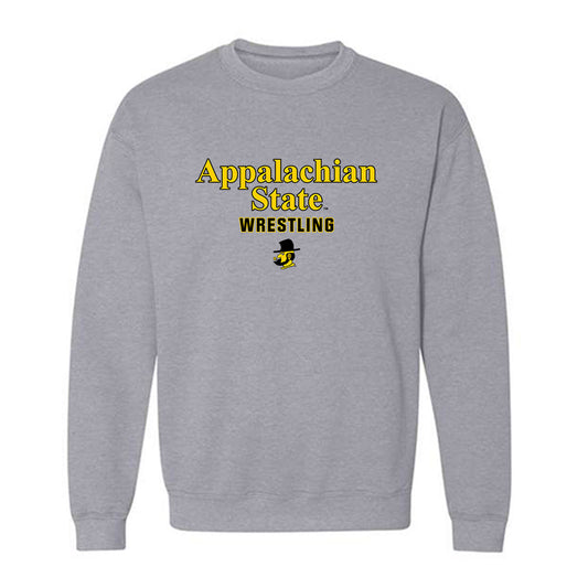 App State - NCAA Wrestling : Luke Scholz - Classic Shersey Crewneck Sweatshirt-0
