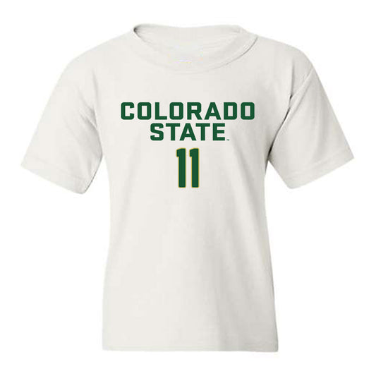 Colorado State - NCAA Women's Volleyball : Abby Little - Youth T-Shirt-0