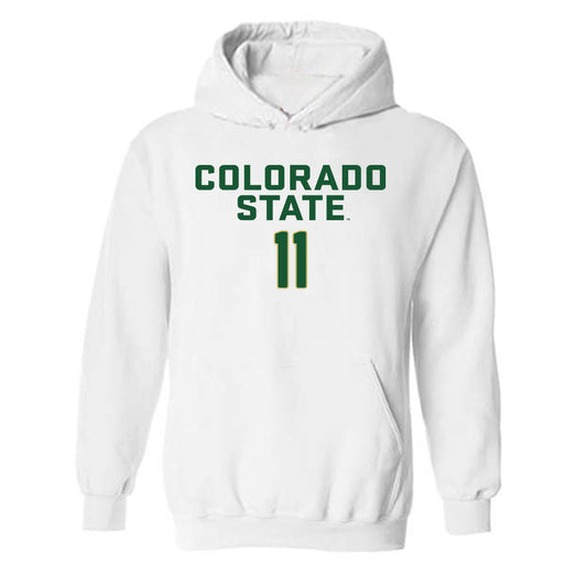 Colorado State - NCAA Women's Volleyball : Abby Little - Hooded Sweatshirt-0
